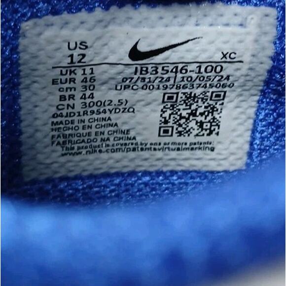 Nike Zoom KD 4 White/Hyper Royal Men\'s Size US 12 Basketball Shoes IB3546 100 main image 11
